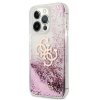 Guess GUHCP13XLG4GPI iPhone 13 Pro Max 6,7 różowy/pink hardcase 4G Big Liquid Glitter